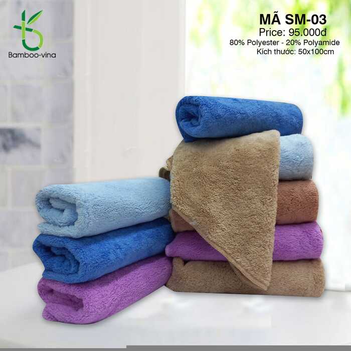 Khăn mặt sợi tre Lana