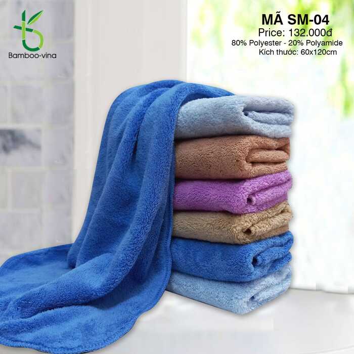 Khăn mặt sợi tre Lana