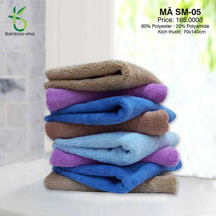 Khăn mặt sợi tre Lana
