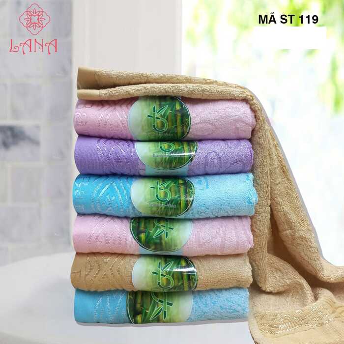 Khăn mặt sợi tre Lana